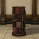 Halbsäulen-Bücherregal