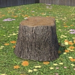 Baumstumpf-Stuhl