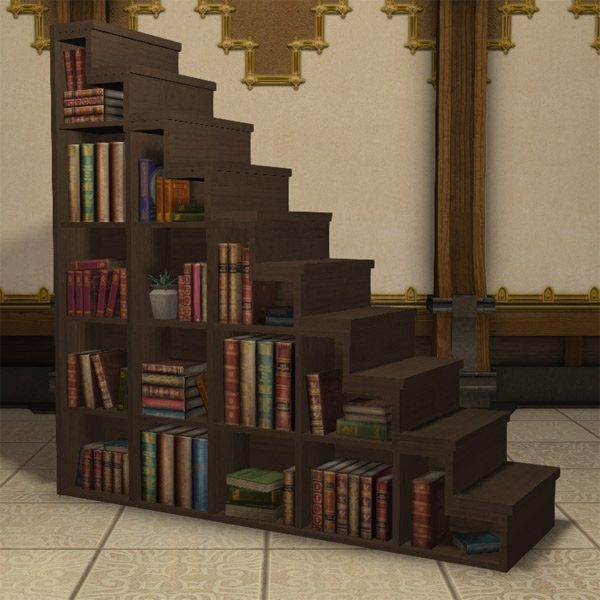 Stufenbücherregal