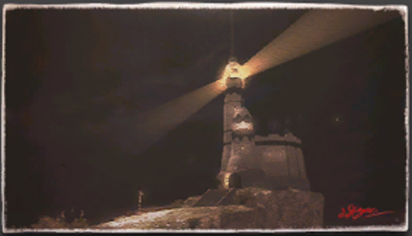 風景画:ブルワーズ灯台